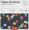 Sopa de letras para días de lluvia (cuadrados de diversión)